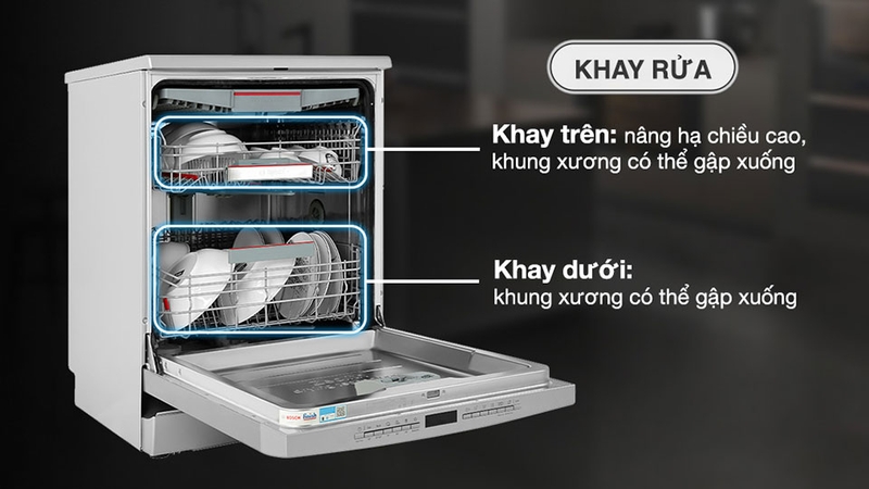 Máy rửa bát Bosch độc lập SMS6ZCI08E