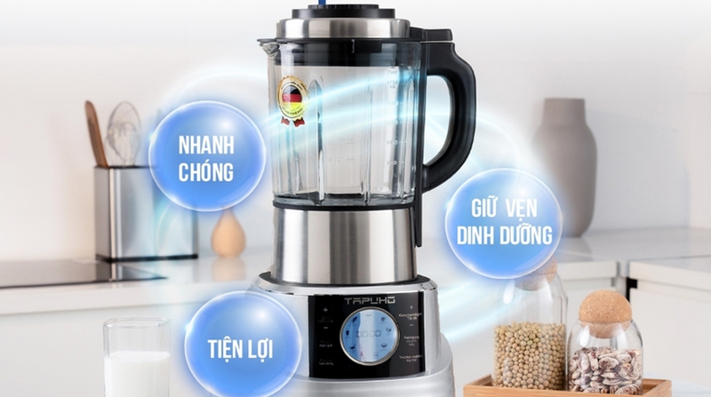 Máy xay nấu đa năng nổi bật nổi bật với khả năng nấu nhanh