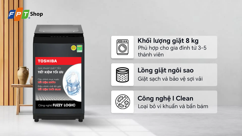 Máy giặt từ 7.5kg đến 9kg