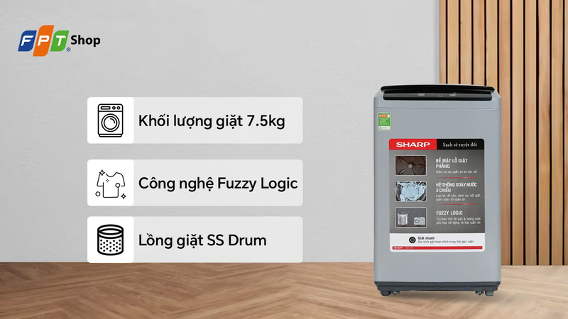 Máy giặt dưới 7.5kg