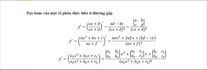 Công thức đạo hàm (hình 7)