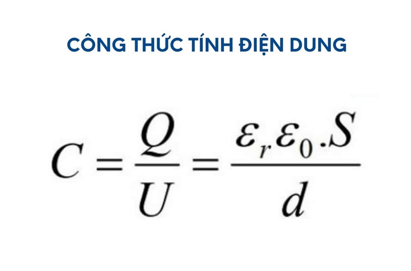 Tm hiu cng thc tnh in dung ca t in  p dng ng trong thc t