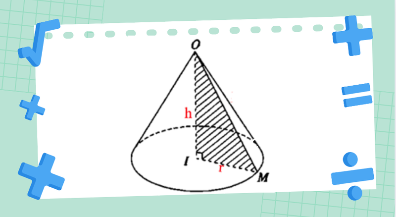 công thức tính thể tích khối nón 1