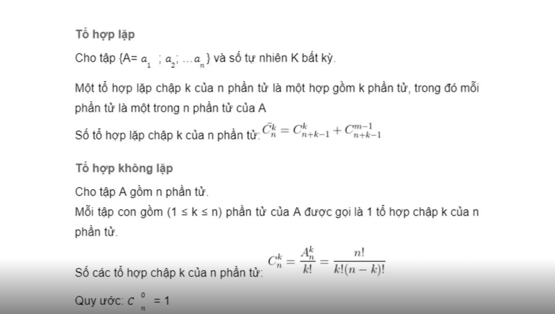Tổ hợp lặp