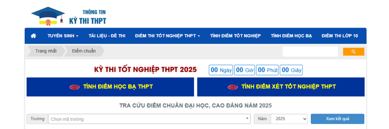 Qua trang web của các Bộ liên quan
