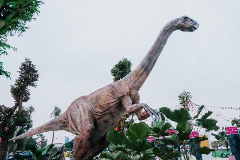 công viên khủng long hấp dẫn thoải mái