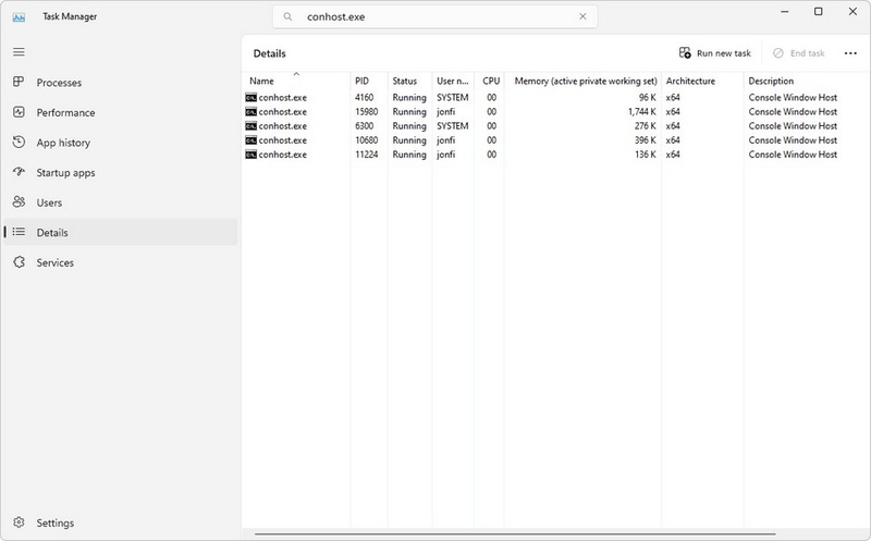 Conhost.exe là gì ảnh 2