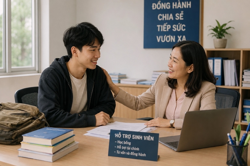 Học bổng hỗ trợ tài chính và vượt khó
