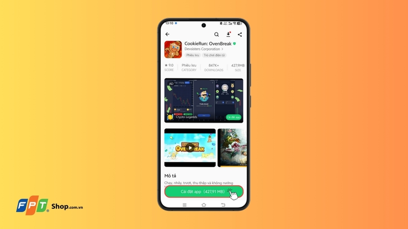 Nhấn Cài đặt app