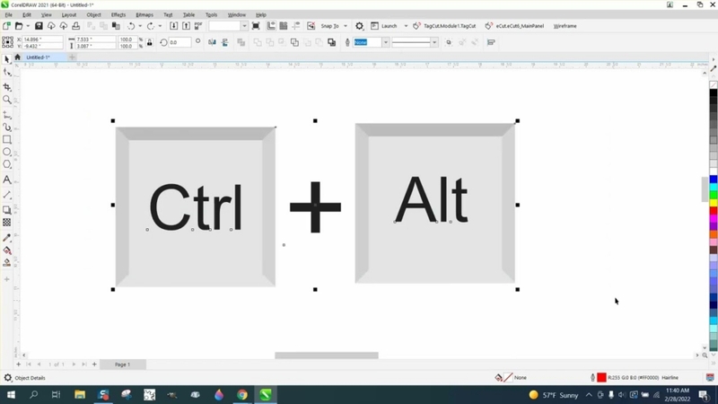 Phím tắt Corel X7 là gì?