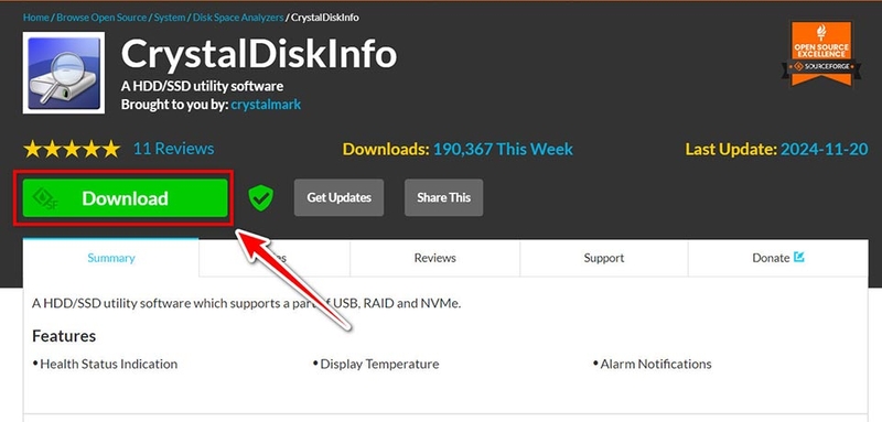 CrystalDiskInfo: Công cụ miễn phí để giám sát sức khỏe ổ cứng