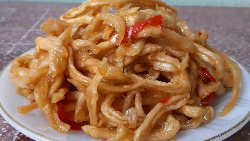 củ cải ngâm nước tương 1