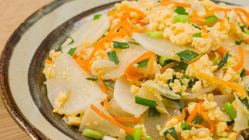 củ cải xào 1