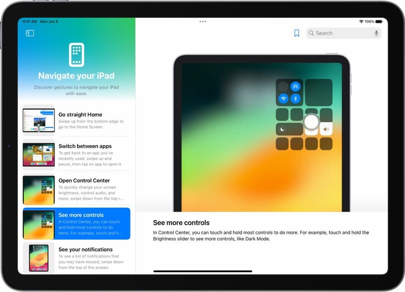 cử chỉ cho các kiểu máy iPad có Face ID - Hình 2