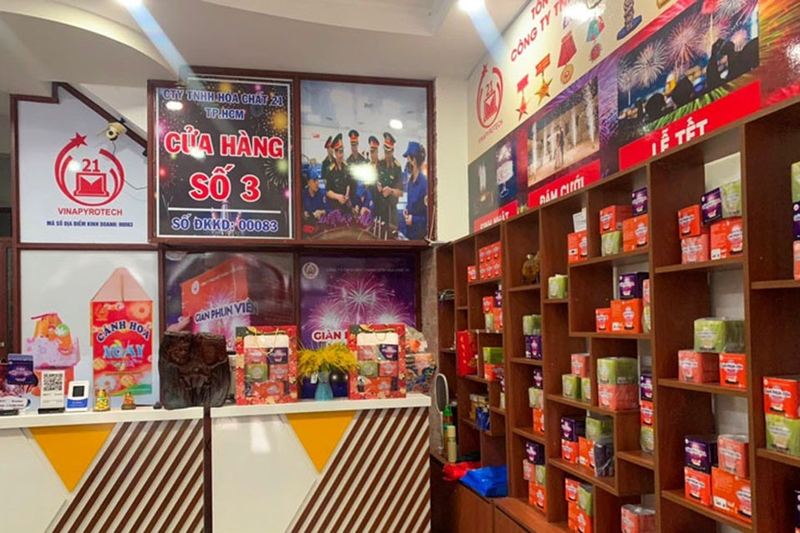 Cửa hàng pháo hoa Bộ Quốc Phòng Bình Dương 2