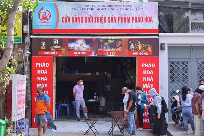 Cửa hàng pháo hoa Bộ Quốc Phòng Bình Dương 1