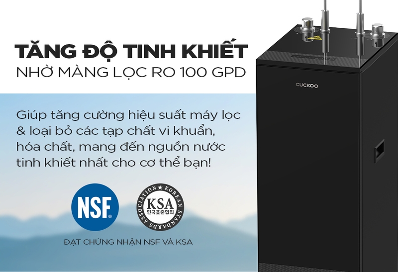 Máy lọc nước nóng lạnh RO Cuckoo CP-BRPV1201S/BKCRVNCV 12 lõi - hình 4