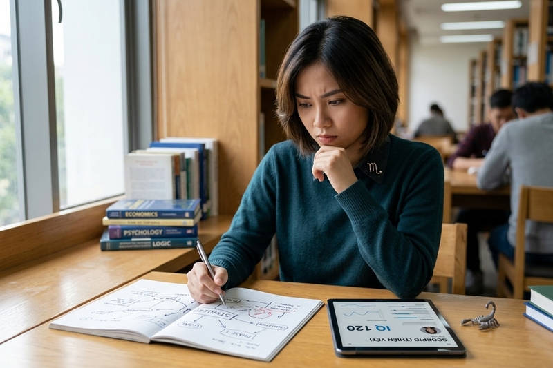 Thiên Yết: Tư duy chiến lược sâu sắc cùng IQ 120