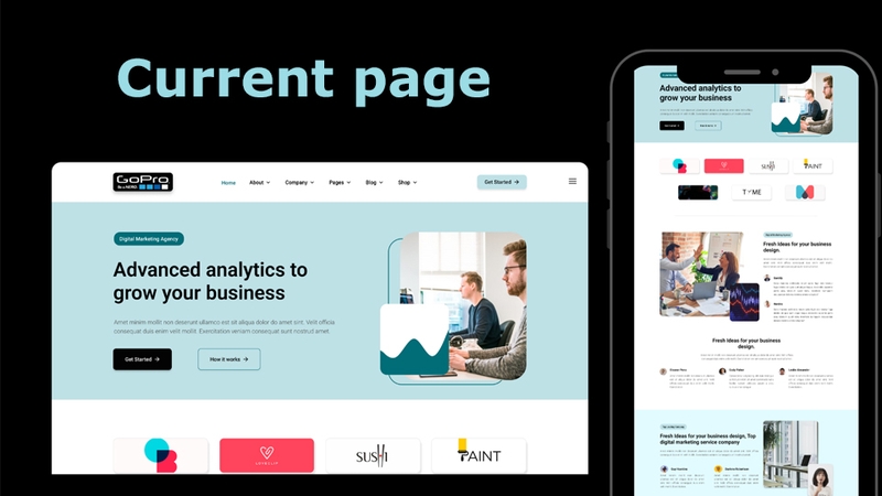 Trình duyệt web cũng sử dụng khái niệm current page