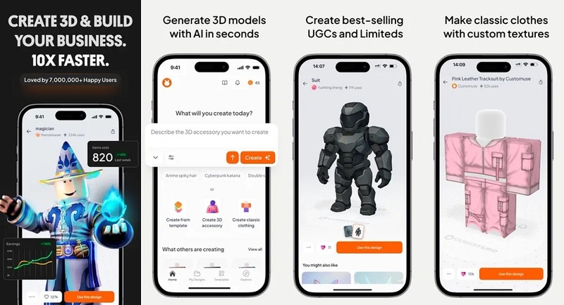 Customuse: Skins Maker Roblox là gì?