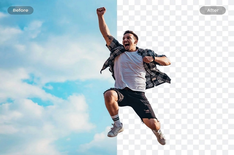 Khả năng tự động cắt nền bằng AI thông minh