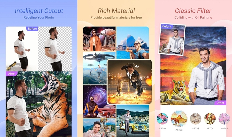 Bộ sưu tập hình nền và hình dán đa dạng