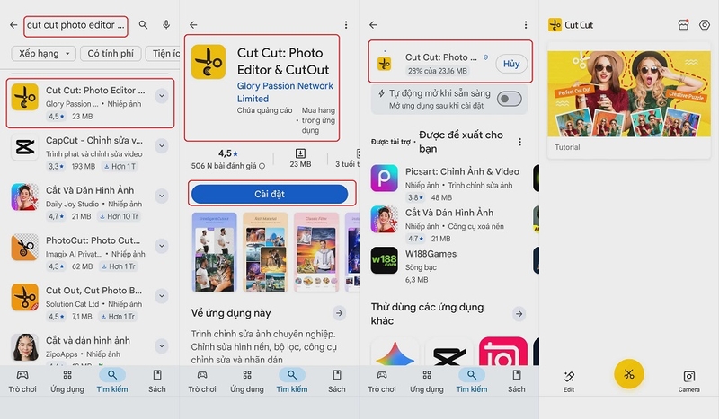 Cách tải về Cut Cut: Photo Editor & CutOut cho thiết bị Android của bạn