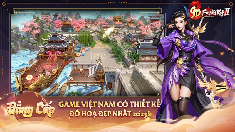 Cửu Dương Truyền Kỳ 2 nổi tiếng với đồ họa 3D tiên tiến