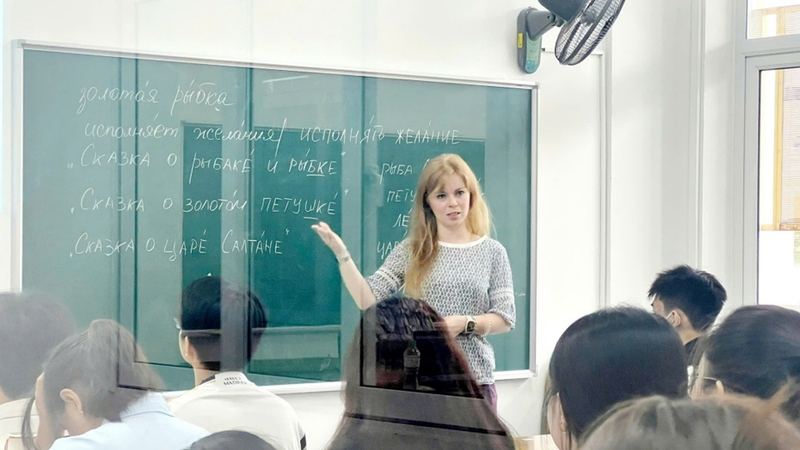 Học sinh xét tuyển D86 nên đầu tư vào tiếng Nga ngay từ sớm