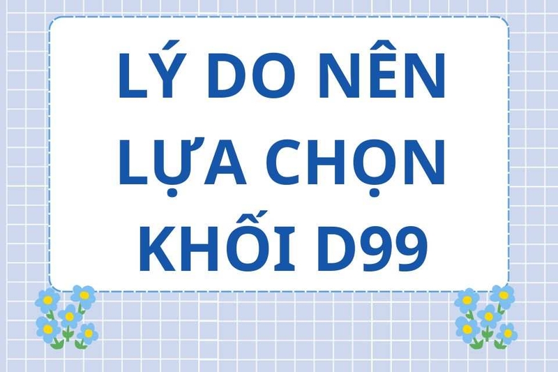 Tại sao bạn nên chọn khối D99?