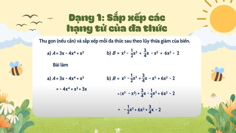 đa thức một biến (ảnh 2)