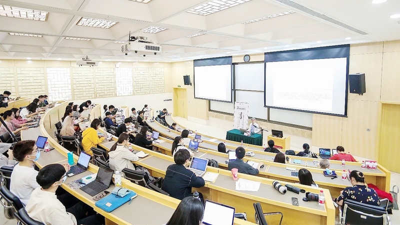 Cảnh một lớp học tại Đại học Bắc Đại