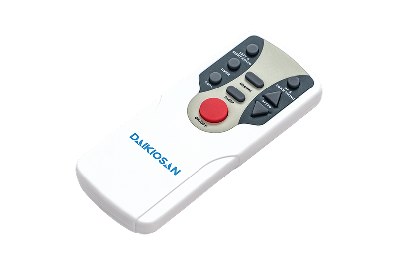 Quạt điều hòa Daikiosan DM106 trang bị bảng điều khiển cảm ứng hiện đại