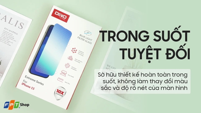 Miếng dán màn hình BagiTech Trải nghiệm hình ảnh trong suốt và sắc nét