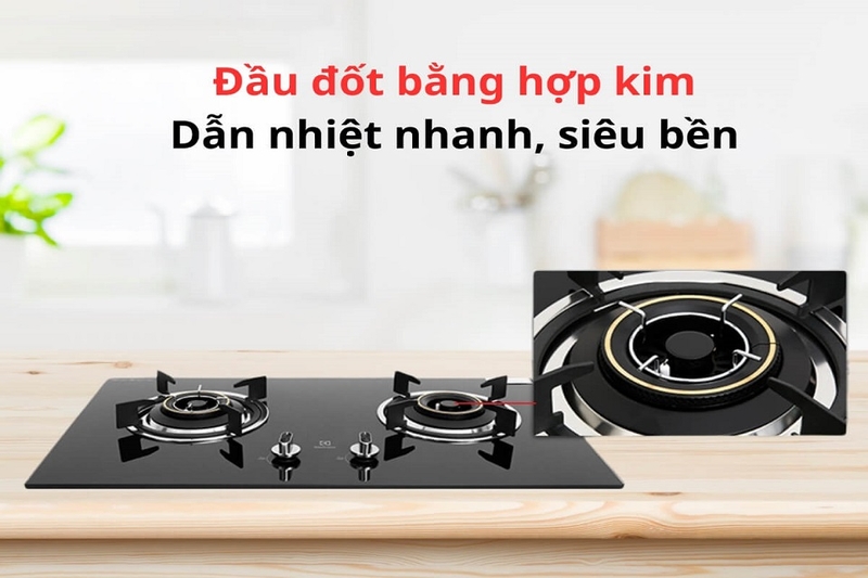 đầu đốt bếp ga dẫn nhiệt nhanh