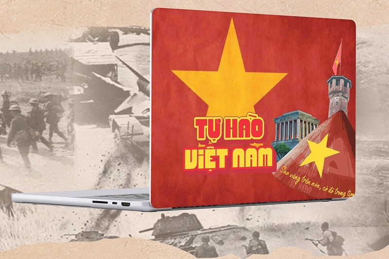Dán skin laptop chủ đề typography