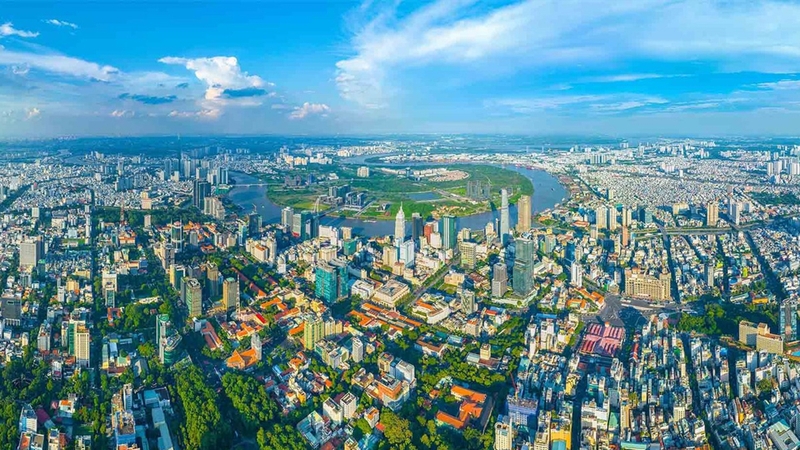 Diện tích và dân số của thành phố được mở rộng