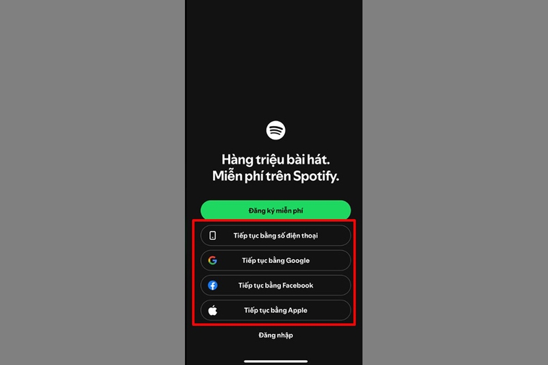 Đăng ký Spotify (hình 13)
