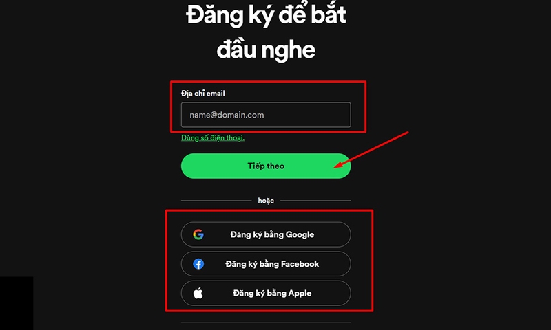 Đăng ký Spotify (hình 15)