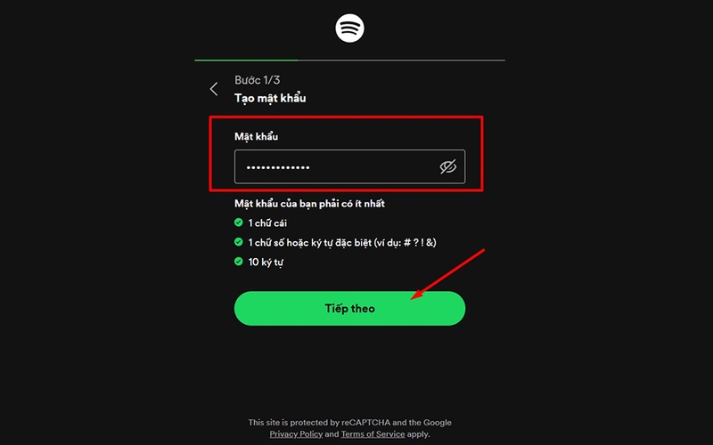 Đăng ký Spotify (hình 16)