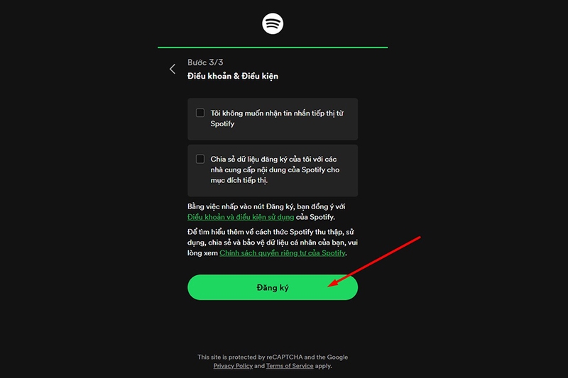 Đăng ký Spotify (hình 18)