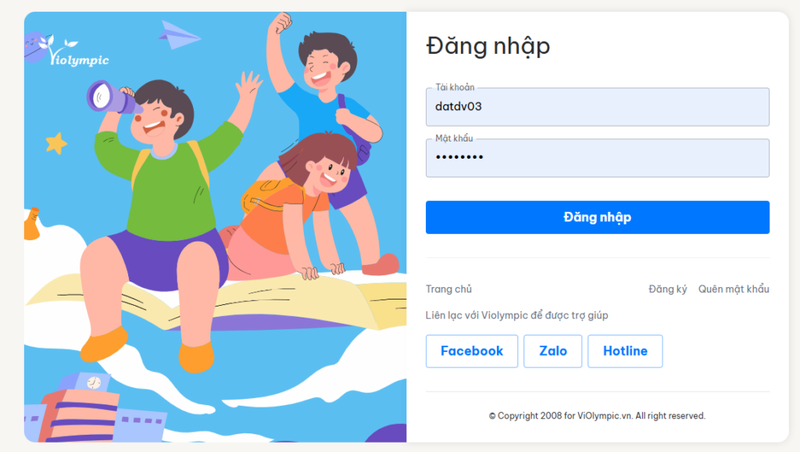 đăng ký tài khoản cuộc thi Violympic - Hình 9