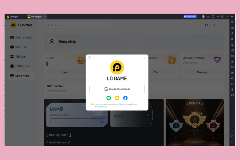 đăng nhập tài khoản Google