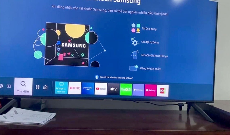 C&aacute;ch đăng nhập t&agrave;i khoản Samsung tr&ecirc;n tivi - 07