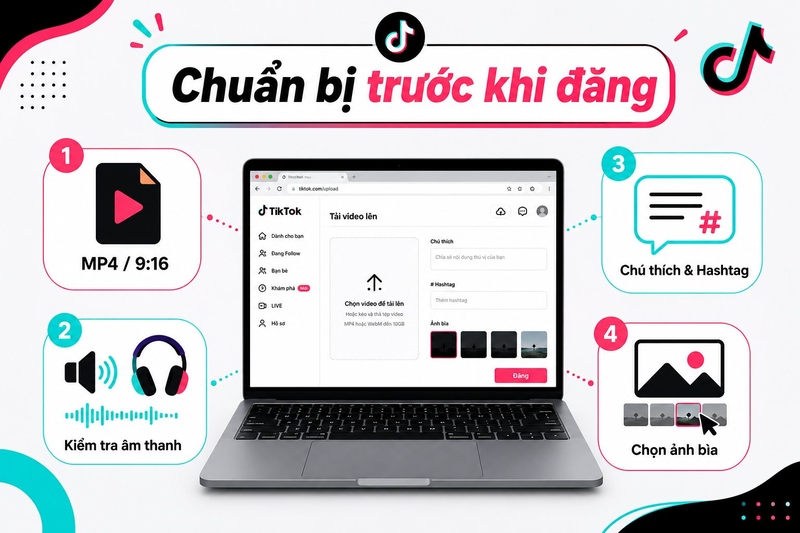 đăng video lên TikTok trên máy tính ảnh 3