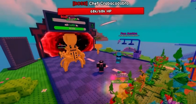 đánh boss trong Plants vs Brainrots hình 7