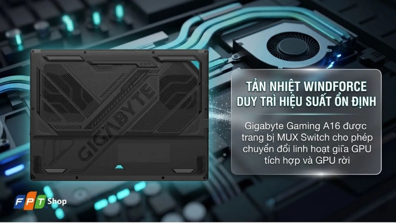 Đánh giá Gigabyte Gaming A16 CWHI3VNC94SH 5