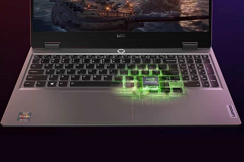 Lenovo LOQ 15ARP9 gây ấn tượng với đầy đủ các phím chức năng