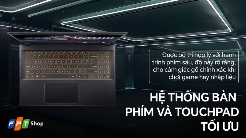 Trải nghiệm gõ phím E-Sport và âm thanh DTS:X Ultra