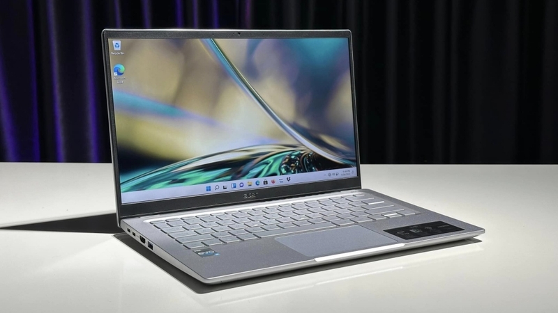 Vỏ máy Acer Swift thường được chế tác từ kim loại cao cấp